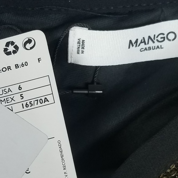 MANGO SEQUINS SHORTS  GOLD SIZE 6 NEW NWT - Picture 8 of 8